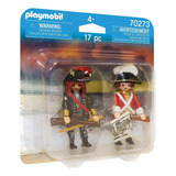 Playmobil Figuras 70273 Duo Pack Soldado Y Pirata Con Armas
