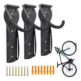 Pack 3 Porta Bicicleta Pared Gancho Para Colgar Soporte Bici