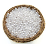 100 Perlas 6 Mm Color Blanco Para Coser - Bijou , Souvenirs