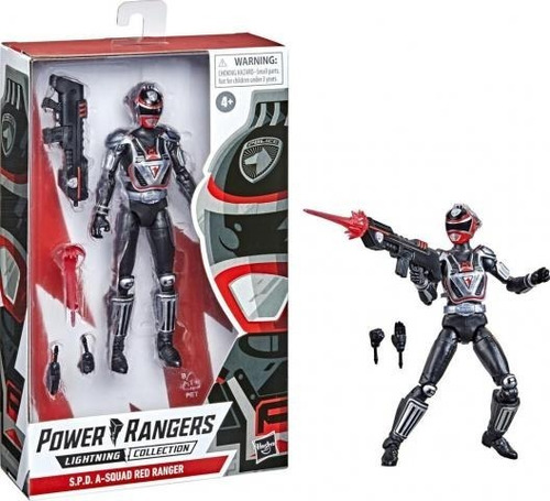 Figura Power Rangers Lightning Collection S.p.d Red Ranger