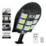 Luminária Sensor Solar Refletor Led Poste Rua Parede 500w M5