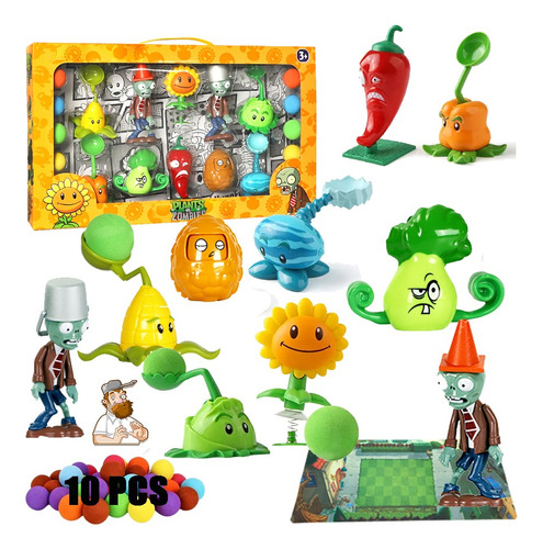 Juguetes Infantiles Plantas Vs Zombies Con Caja De Regalo