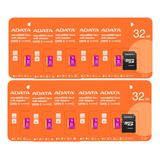 Kit 10 Tarjeta De Memoria Micro Sd Adata 32gb