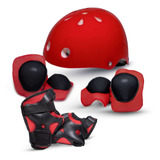 Capacete Rava Little Child Infantil Bike + Kit Proteção 