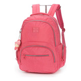 Mochila Escolar Up4you Divisão Notebook Luxcel Rosa - 7156