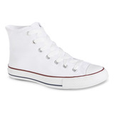 Tenis Discovery Alto Blanco/rojo Unisex Croydon