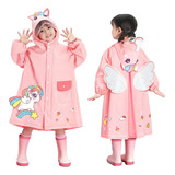 - Chubasquero Impermeable Para Niños Con Bonito Patrón,