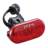 Luz Bicicleta Cateye Trasera Tl Flashing 3 Funciones 3 Leds Color Negro/rojo