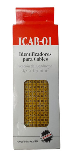 Identificador Para Cable De 0.5 A 1.5mm Icab-01