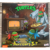 Tmnt Baby Cartoon Accessory Set Tortugas Ninja Neca Nuevo