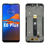 A Pantalla Lcd Con Marco Para Motorola Moto E6 Plus Xt2025