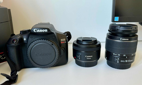 Canon Eos Rebel T6 18-55mm + 50mm