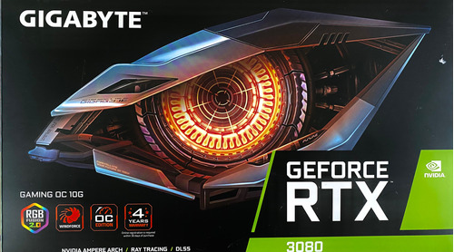 Tarjeta Gráfica Nvidia Gigabyte Rtx 3080 Gaming Oc 10g Lhr