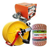 Kit Boyero Peón 35 220v + Carretel Y 500 Metros Hilo Sm