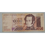 Billetes Venezuela  10.000 Estado Muy Bueno 