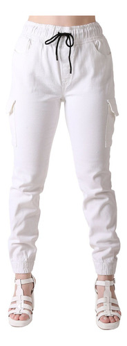 Pantalón Mujer Moda Jogger Blanco Furor 62107003
