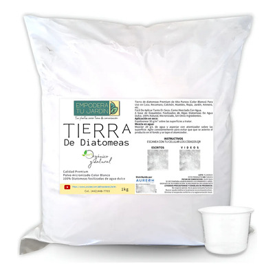 1kg Tierra Diatomeas Premium Mata Pulgas Chinches Garrapatas | MercadoLibre