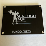 Placa Personalizada Nome/logo/marca Em Acrílico - 100x100 Cm