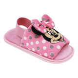 Pantuflas Para Niñas Disney Minnie Mouse Con Elástico