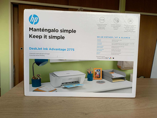 Impresora A Color Multifunción Hp Deskjet Ink Advantage 2775