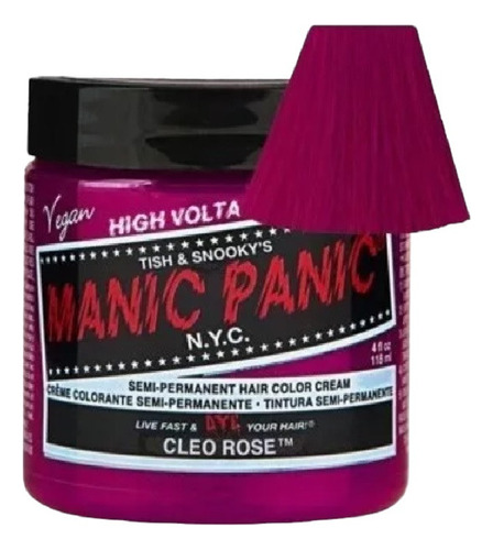 Tinte Manic Panic Cleo Rose! 118ml. Importado. Rosa Mexi.