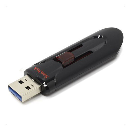 Pendrive Sandisk Cruzer Glide 64gb 3.0 Preto