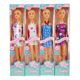 Muñeca Articulada Flaca Tiny Barbiee Niñas Juguete Didactico