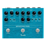 Fender, Reflecting Pool Delay/reverb, Pedal, Color Azul