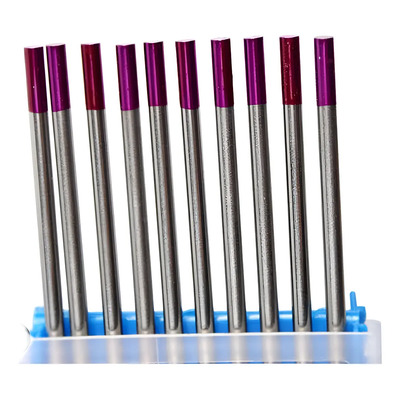 20 Pzs Electrodo De Tungsteno 1/8 Morado Para Inox Morado