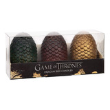 Velas De Game Of Thrones: 3 Huevos De Dragon (6,3 Cm) 