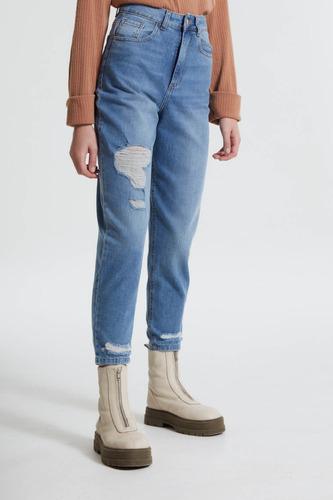 Jean Mom Rocco Hope - Denim Mujer System