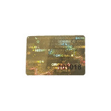 980 Hologramas De Seguridad Rectangular Oro Seriados 30x20mm