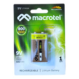 Bateria Recargable 9v 300 Mah Macrotel