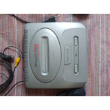 Mega Drive 3 Com 43 Jogos Completo Controle Original