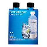 Sodastream 1-liter Carbonating Bottle, Black, 2-pack
