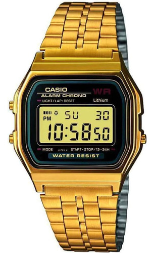 Reloj Casio Collection Para Mujer A159wgea, 36,8 X 33,2 X 8,