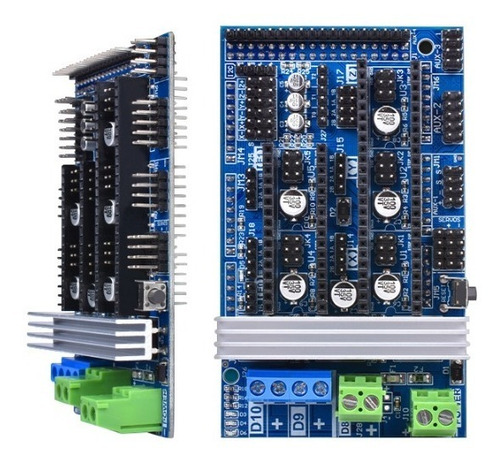 Modulo Shield Arduino Ramp 1.6 Placa Controlador Cnc 3d Ptec