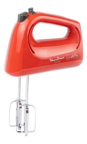 Batidora De Mano Facilitar Roja Moulinex Sx1505ar Rojo 1