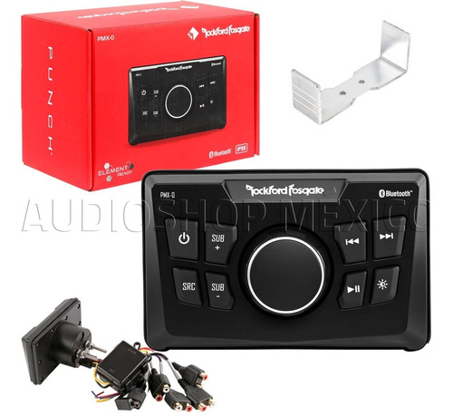 Estéreo Marino Rockford Fosgate Pmx-0 Apple Bluetooth Botes