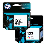 Combo De Cartuchos Hp 122 Negro + Color 3050 2050 Original