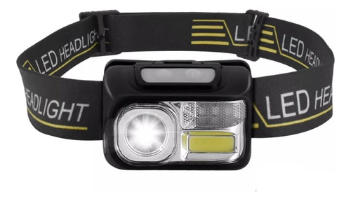 Linterna Cabeza Frontal Led Brillante Luz Camping Lampara