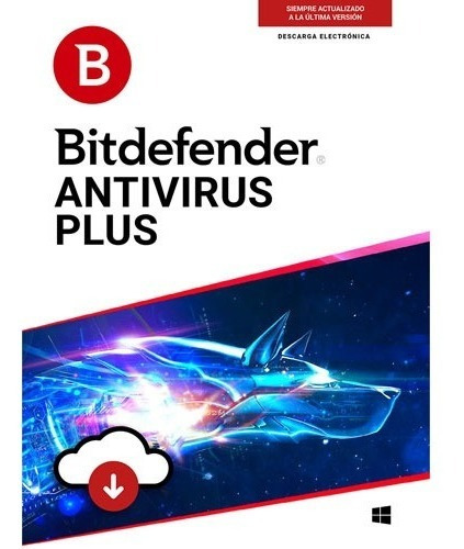 Antivirus Plus Bitdefender Esd, 1 Usuario 1 Año Para Windows
