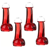 Pack X4 Copa En Forma De Pene Cócteles Bebidas Vino Disco