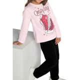 Conjunto Moletom  Infantil Rovitex Menina Tam 6