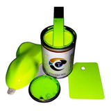 Pintura Fluorescente Neon Bicapa X 1/4 Lt. Amarillo