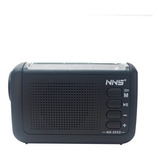 Radio Portátil Usb Bluetooh Am Fm Linterna Tws Solar 555s