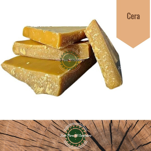 Cera De Abejas Extra Virgen 250 Grs Tablas De Madera