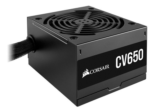 Fonte De Alimentação Para Pc Corsair Cv650 Black 100v/240v