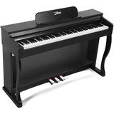 Piano Digital Zhruns Zr-901-bk De 88 Teclas Con Atril