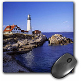 Mouse Pad Imagen Faro Portland Maine 8 X 8 Pulgadas